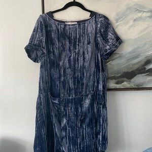 Anthropologie Floreat | Crushed Velvet Dress